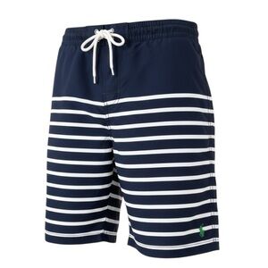 Polo Ralph Lauren Navy and White Swim Trunks Size XL